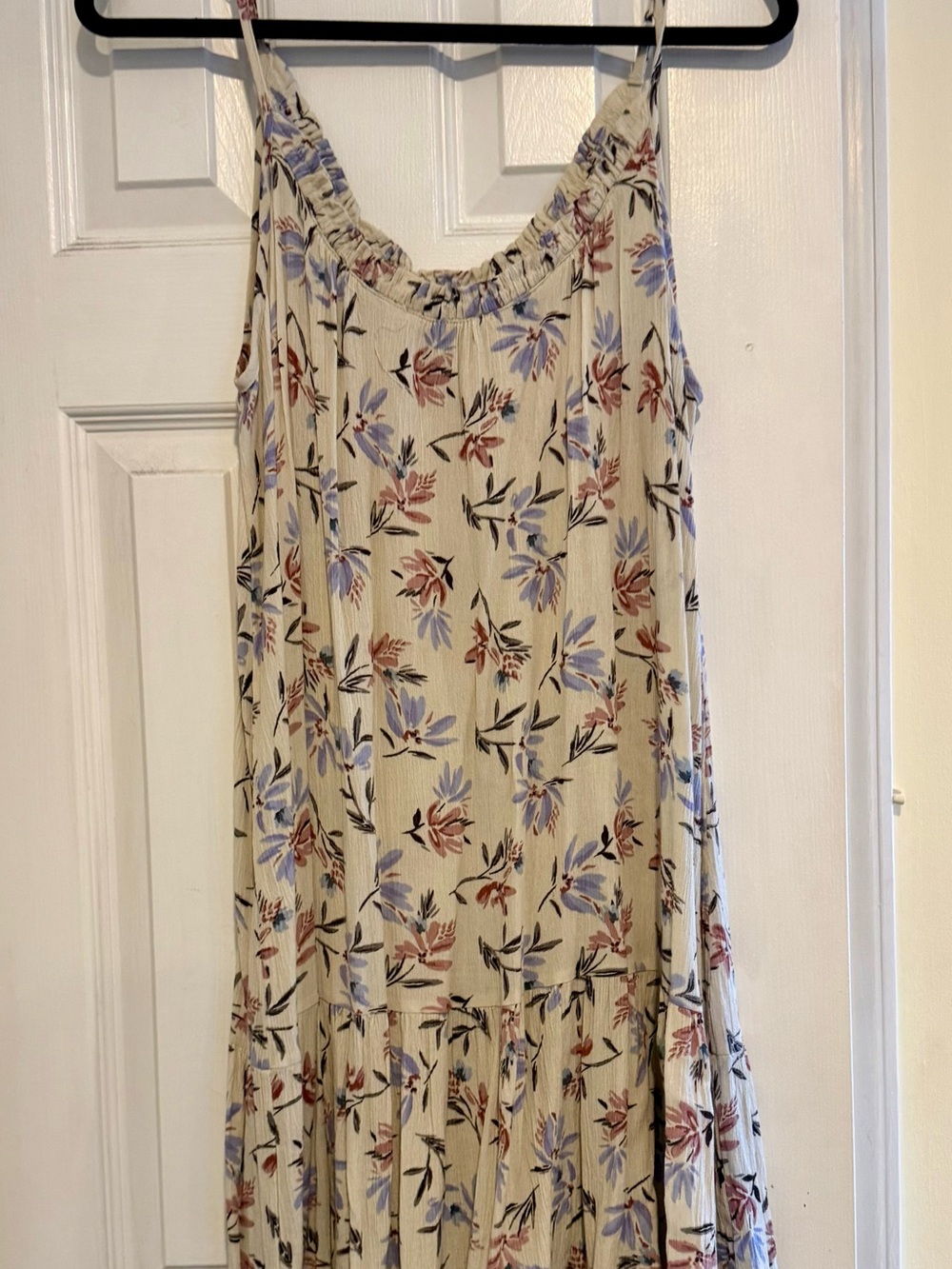 Floral Cream Sleeveless Dress
